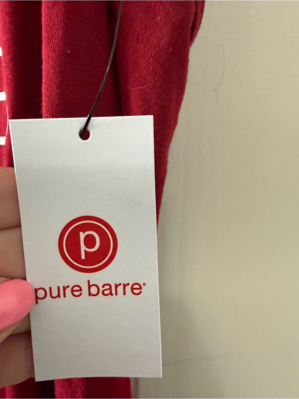 Pure Barre Red Racerback Tank Top - Picture 4 of 5